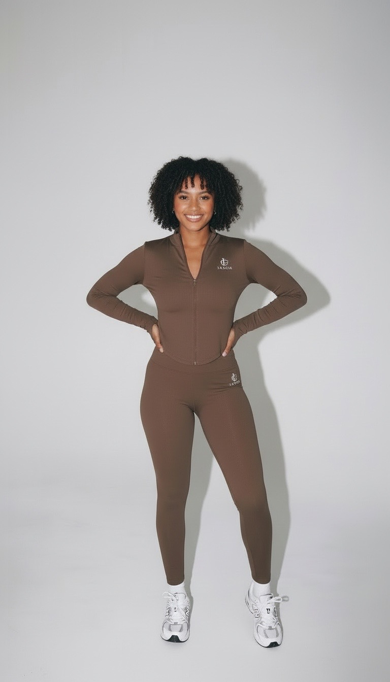 Cacao Muse-  3 Piece Leggings set